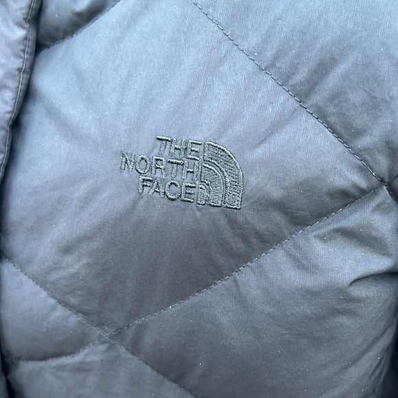 North Face black warm winter coat 3/4 length - Picture 4 of 10